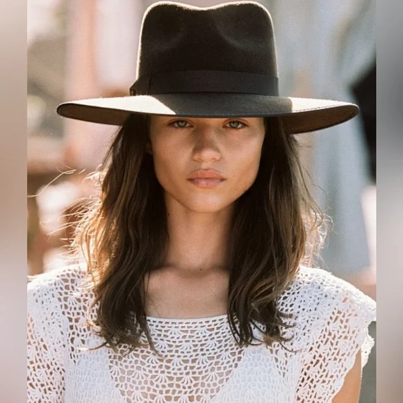 Lack of Color Women’s Coco Rancher Brown Wide-Brim Hat NWT’s - Picture 2 of 8